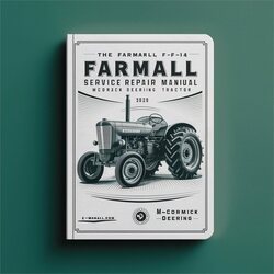 Farmall F-12 F-14 Mccormick Deering Tractor Service Repair Workshop Manual PDF