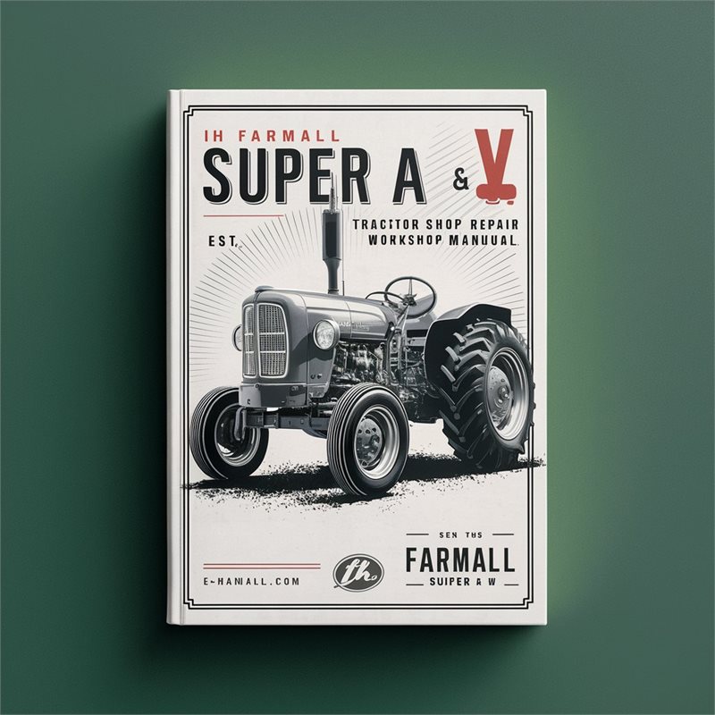 IH Farmall Super AV Tractor Shop Service Repair Workshop Manual PDF