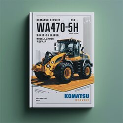 Komatsu WA470-5H WA480-5H Shop Wheel Loader Book Service Repair Workshop Manual PDF