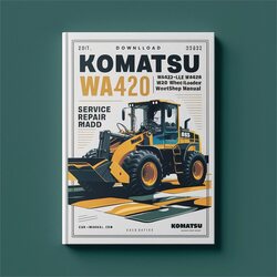 Komatsu Wa420-3le Wa420-3l Wa420 Wheel Loader Service Repair Workshop Manual PDF