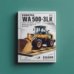 Komatsu Wa500-3lk Wa 500 Wheel Loader Service Repair Workshop Manual PDF