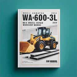Komatsu Wa600-3l Wa 600 Wheel Loader Service Repair Workshop Manual PDF