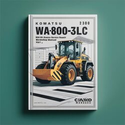 Komatsu Wa800-3lc Wa 800 Avance Wheel Loader Service Repair Workshop Manual PDF