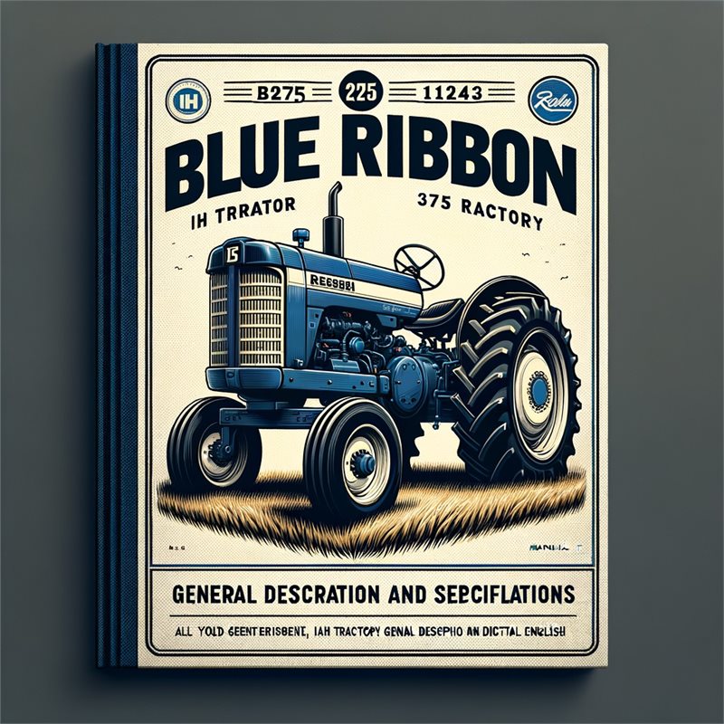 Blue Ribbon IH B275 Tractor General Description GSS1243 Service Repair Workshop Manual PDF