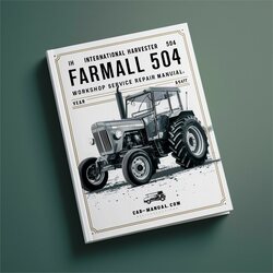 IH International Harvester Farmall 504 Tractor Service Repair Workshop Manual PDF