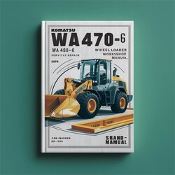 Komatsu WA470-6 Wa-480-6 Galeo Wheel Loader Service Repair Workshop Manual PDF