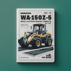 Komatsu Wa150pz-5 Wheel Loader -h50051 Up Service Repair Workshop Manual PDF