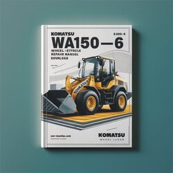 Komatsu WA150-6 Wheel Loader -80001 Up Service Repair Workshop Manual PDF