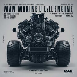 MAN Marine Diesel Engine R6-800(d2876 Le423) R6-730(d2876 Le433) / ( D 2876 ) Service Repair Workshop Manual PDF