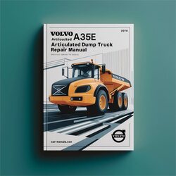 Volvo A35E Articulated Dump Truck Service Repair Workshop Manual PDF