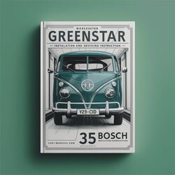 Worcester Bosch Greenstar 35 CDI Installation Servicing Service Repair Workshop Manual PDF