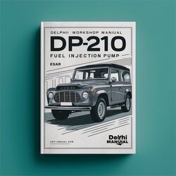 Delphi DP210 Fuel Injection Pump Service Repair Workshop Manual PDF