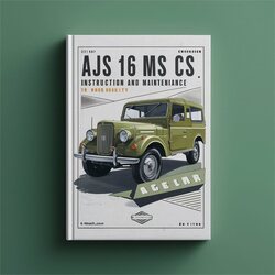 1953 AJS 16M MS MC CS 18 S C Instruction Service Repair Workshop Manual PDF