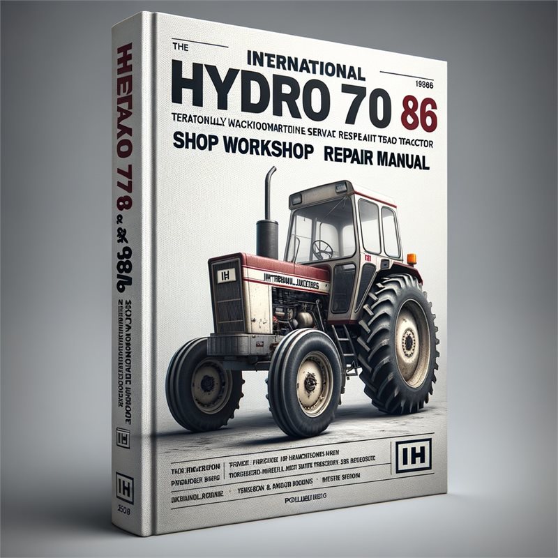 Crawler Tractors International IH Hydro 70 86 Tractor Shop -improved Service Repair Workshop Manual PDF