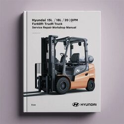 Hyundai 15l/18l/20l(g)-7m Forklift Truck 20L(G Service Repair Workshop Manual PDF