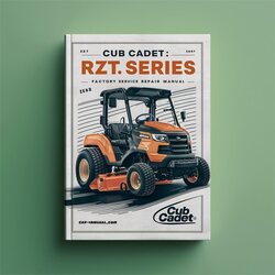 Cub Cadet RZT Series Zero Turn Service Repair Workshop Manual PDF
