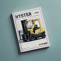 Hyster F006 (h6.00-7.00xl) Forklift H6.00 7.00XL Parts Catalog PDF