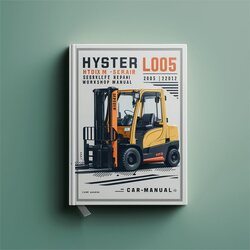 Hyster L005 (H70XM-H120XM) Forklift H70XM H120XM Service Repair Workshop Manual PDF