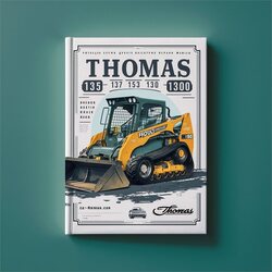 Thomas 135 137 153 1300 Protough Skid Steer Loader Servcie Service Repair Workshop Manual PDF