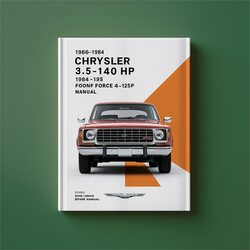 1966-1988 Chrysler 3.5-140 Hp - Force 4-125 Service Repair Workshop Manual PDF