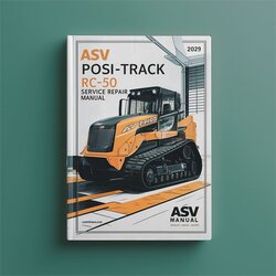 Asv POSI-TRACK RC-50 Track Loader Service Repair Workshop Manual PDF