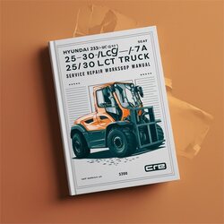 Hyundai 25/30/33l(g)-7a 25/30lc(gc)-7a Forklift Truck 33L(G 30LC(GC Service Repair Workshop Manual PDF