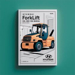 Hyundai Forklift Truck 15d/18d/20da-7e Service Repair Workshop Manual PDF