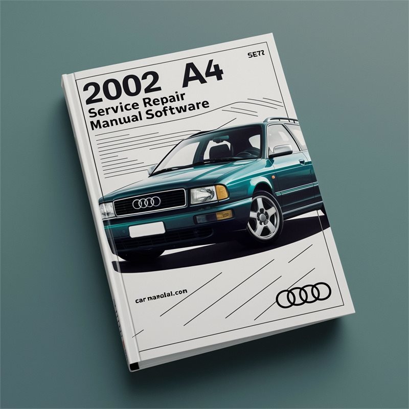 2002 Audi A4 Software Service Repair Workshop Manual PDF