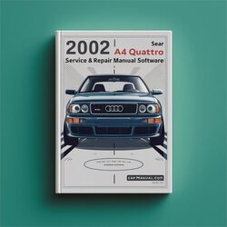 2002 Audi Quattro A4 Software Service Repair Workshop Manual PDF