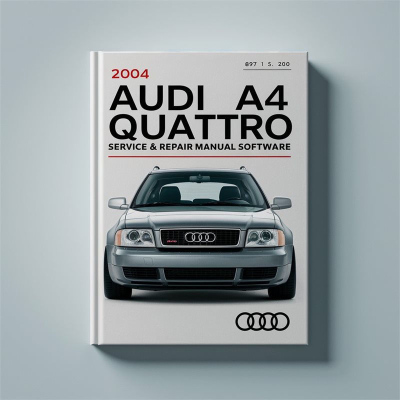 2004 Audi Quattro A4 Software Service Repair Workshop Manual PDF