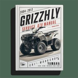 2004-2013 Yamaha Grizzly 125 ATV Owners Owner's Manual PDF