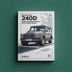 1974-1976 Mercedes Benz 240D Service Repair Workshop Manual PDF