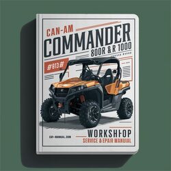 2013 CAN-AM Commander 800R 1000 Service Repair Workshop Manual PDF