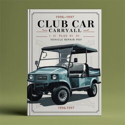 1996-1997 Club Car Carryall I II Plus VI Vehicle Service Repair Workshop Manual PDF