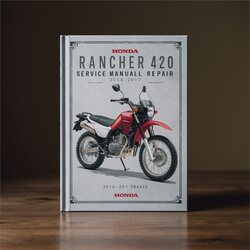 2014-2017 Honda Rancher 420 - TRX420 Service Repair Workshop Manual PDF