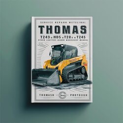 Thomas T225 T243 HDS T245 HDK Protough 2200 Skid Steer Loader Service Repair Workshop Manual PDF