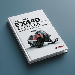 1980-1981 Yamaha EX440 Exciter Snowmobile Service Repair Workshop Manual PDF