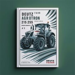 Deutz Fahr Agrotron 215 265 Tractor Service Repair Workshop Manual PDF