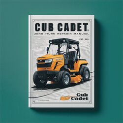 Cub Cadet RZT Zero Turn Rider Service Repair Workshop Manual PDF