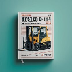 Hyster D114 (e25xm E30XM E35XM E40xms) Electric Forklift E25XM E40XMS Parts Catalog PDF