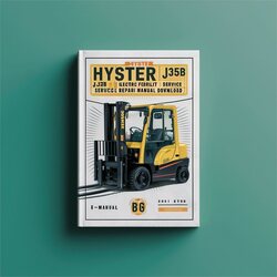 Hyster J25B J35B J30BS Electric Forklift Parts (B160) Catalog PDF