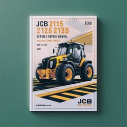 JCB 2115 2125 2135 2140 2150 3155 3185 Fastrac Service Repair Workshop Manual PDF