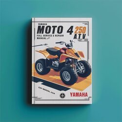1987-1995 Yamaha Moto 4 250 350 ATV Service Repair Workshop Manual PDF
