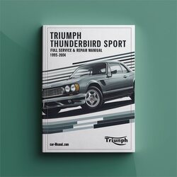 1995-2004 Triumph Thunderbird Sport 900 Service Repair Workshop Manual PDF