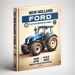 New Holland Ford 555E 575E 655E 675E Tractor Loader Backhoe TLB Service Repair Workshop Manual PDF