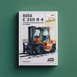 Ausa C 350 H X4 C350hx4 Forklift Illustrated Master Parts Catalog PDF