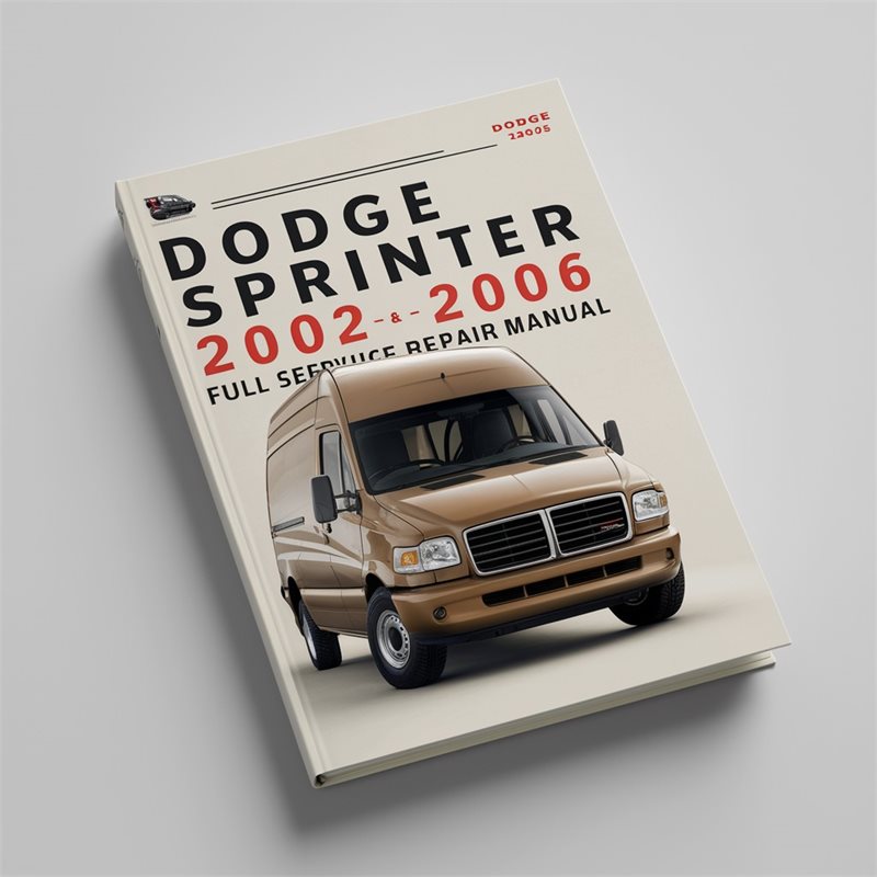 2002-2006 Dodge Sprinter Service Repair Workshop Manual PDF
