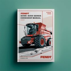 Fendt 8300 8350 Series Combine Service Repair Workshop Manual PDF