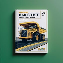 Komatsu 860E-1KT Dump Truck (s/n: A30036 Up) Service Repair Workshop Manual PDF