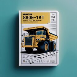 Komatsu 860E-1KT Dump Truck (s/n: A30036 Up) Service Repair Workshop Manual PDF